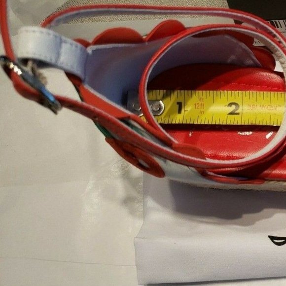 Isa Tapia New Shoes Women's 36 Cherry Platform Sandal Stud Leather NIB $350 ART - Picture 9 of 14